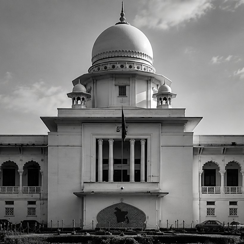 The domed central building of the Supreme Court of Bangladesh